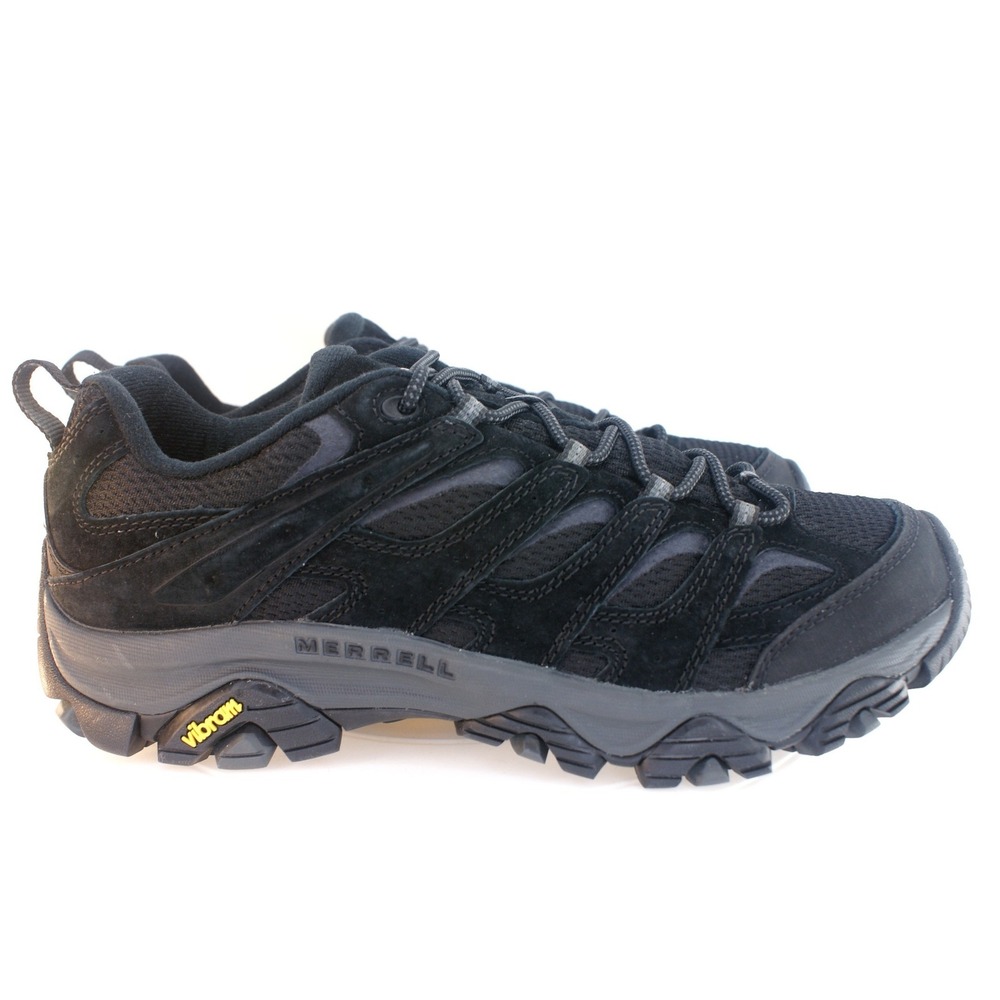 Merrell Moab 3 Mens Hiking Shoe Black Suede Mesh J035875 Size 10 New